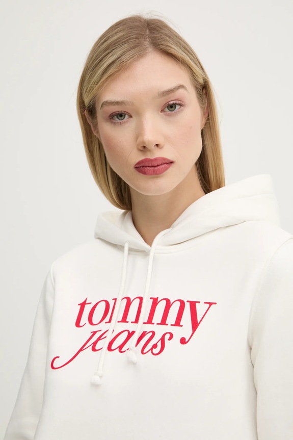 Tommy Jeans felső bézs DW0DW20170
