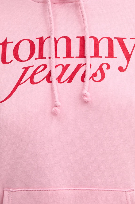 Mikina Tommy Jeans DW0DW20170 růžová