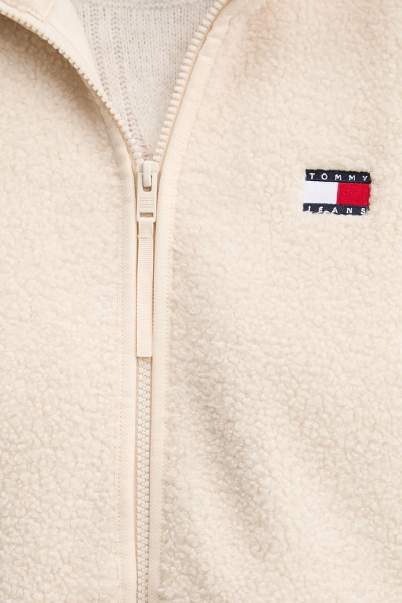 Dukserica od flisa Tommy Jeans DW0DW20174 bež