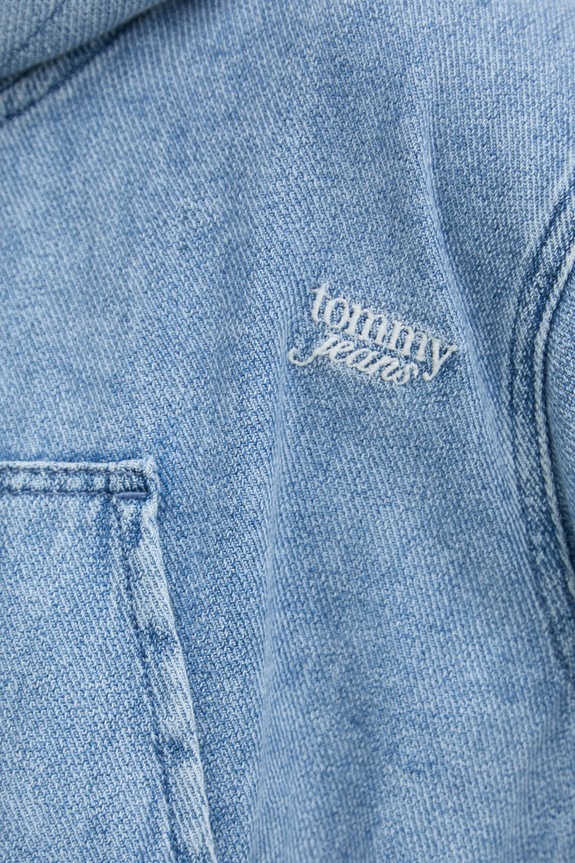 Tommy Jeans bluza bawełniana DW0DW20539 niebieski
