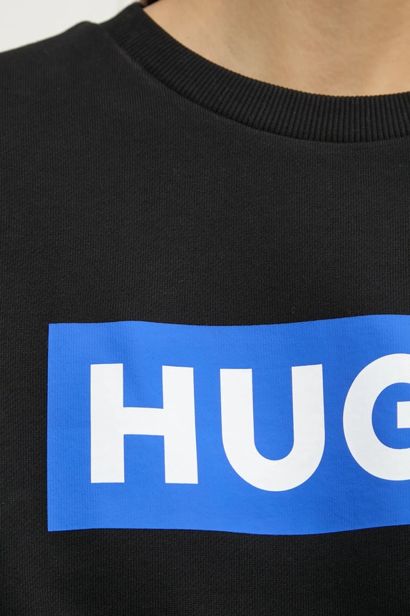 Mikina Hugo Blue Classic Crew_B 50522425 čierna