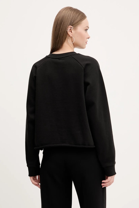 Ρούχα Βαμβακερή μπλούζα HUGO 50534271 μαύρο