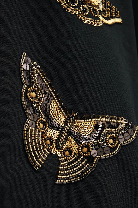 Odjeća Pamučna dukserica AllSaints TALON DIANA W132JB crna