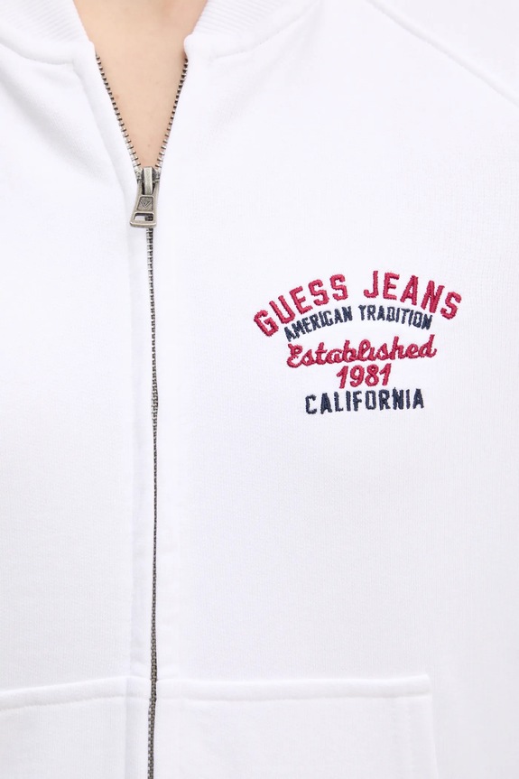 Guess Jeans bluza bawełniana W5RQ22.K68I4 biały