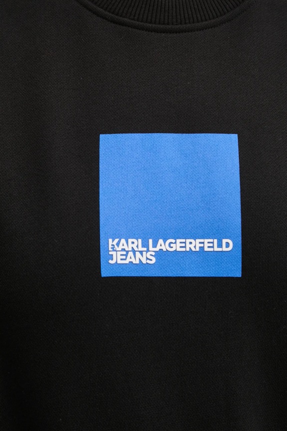 Karl Lagerfeld Jeans hanorac de bumbac A1W20006 negru