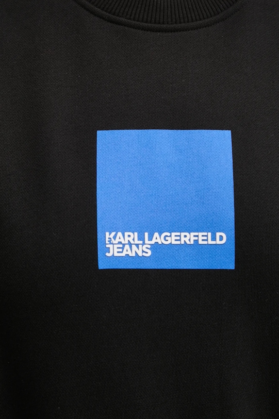 Karl Lagerfeld Jeans hanorac de bumbac A1W20006 negru