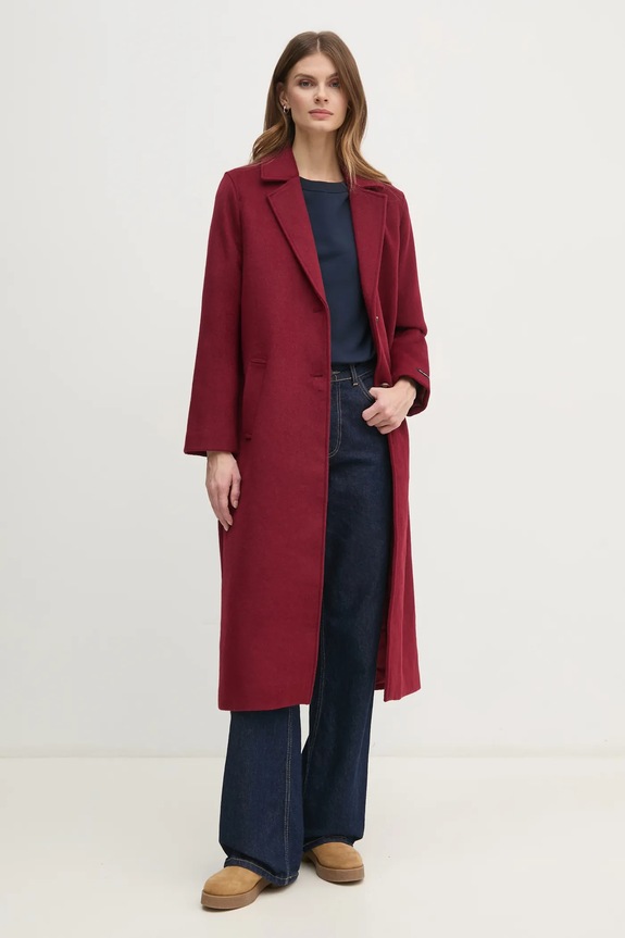 Tommy Hilfiger bluza bawełniana WW0WW44447 granatowy SS25