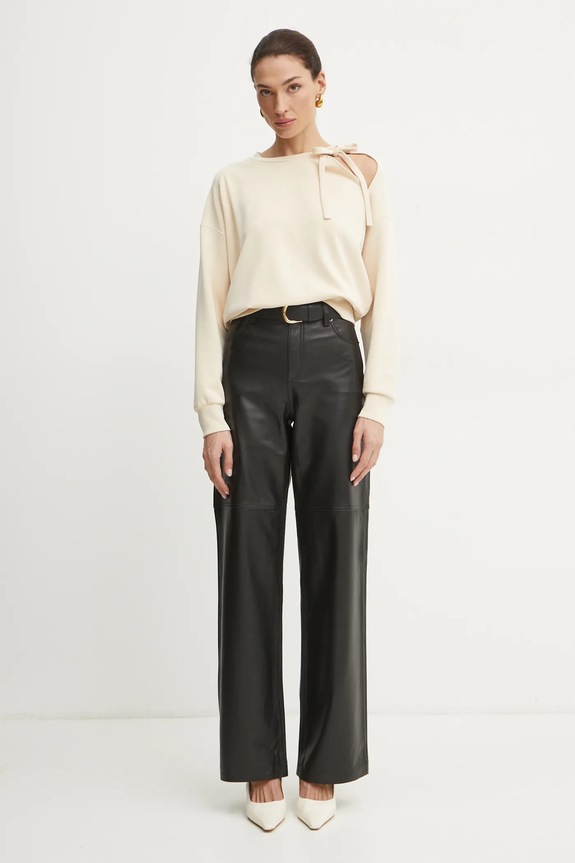 BOSS Orange bluza 50531833 beżowy SS25