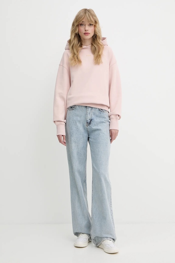 BOSS Orange bluza bawełniana 50534815 pomarańczowy SS25