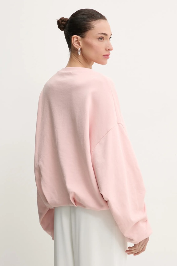 Odzież Pinko bluza bawełniana 104281.A2BZ różowy