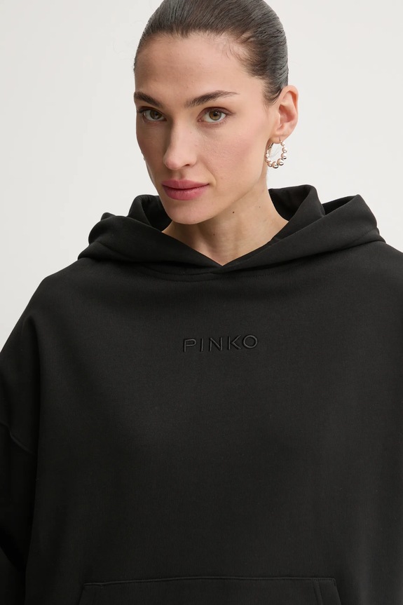 Bavlněná mikina Pinko černá 104623.A2F9