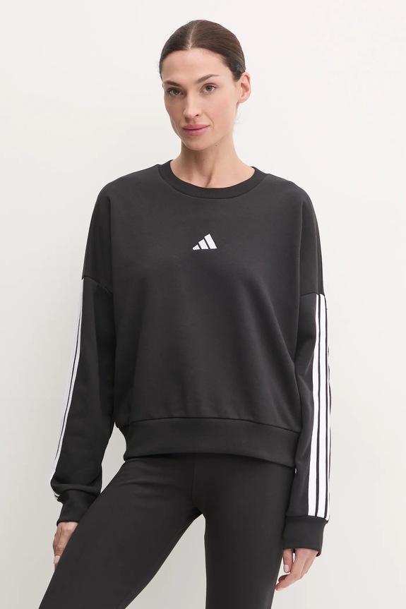 Μπλούζα adidas Essentials απλικέ μαύρο JE0016