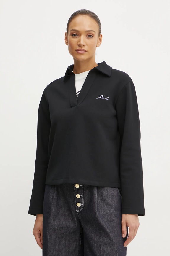 Karl Lagerfeld bluza pozostałe czarny A1W20042