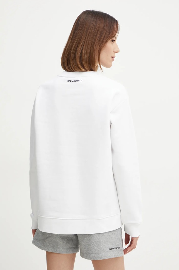 Odzież Karl Lagerfeld bluza A1W20076 biały