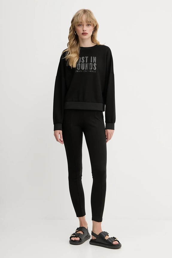 Pulover Armani Exchange XW000275.AF12819 črna SS25