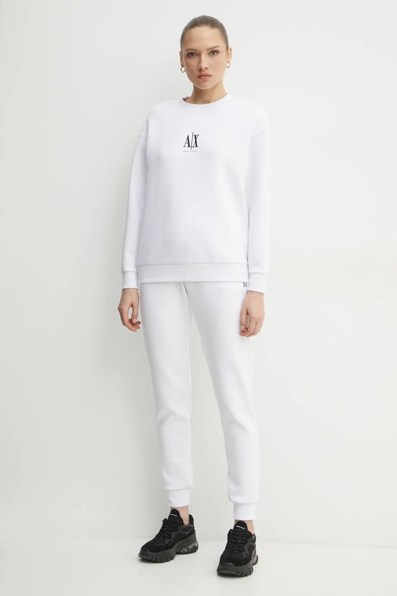 Armani Exchange felpa XW000821.AF10818.NOS bianco AA00