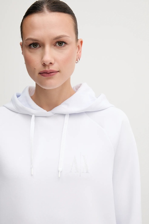 Abbigliamento Armani Exchange felpa XW000827.AF13397.NOS bianco