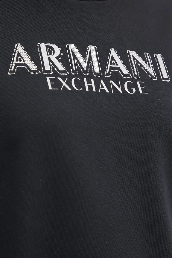 Armani Exchange felpa in cotone XW000159.AF11851 nero