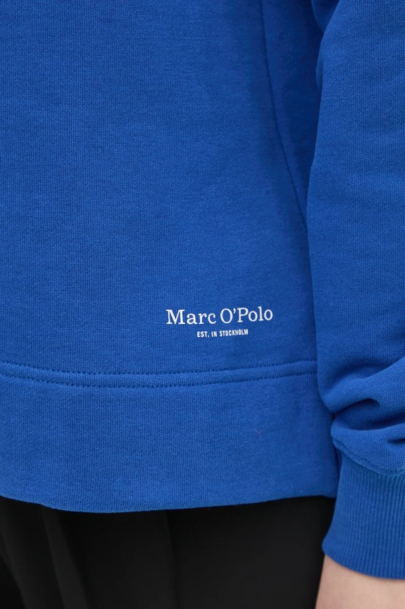 Marc O'Polo bluza bawełniana 502402554083 niebieski