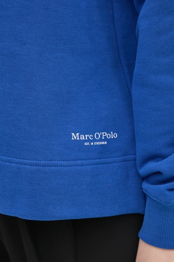 Marc O'Polo bluza bawełniana 502402554083 niebieski