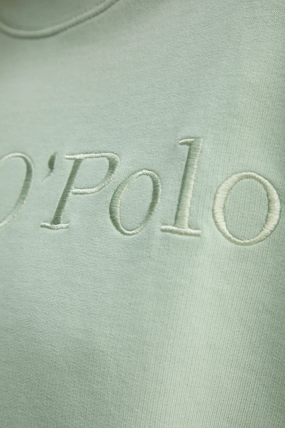 Marc O'Polo bluza bawełniana 502407354033 zielony