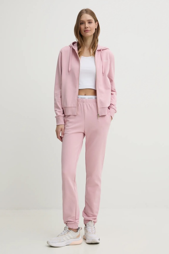 Mikina Guess SOFIA O5RQ01.KCO31 růžová AW25