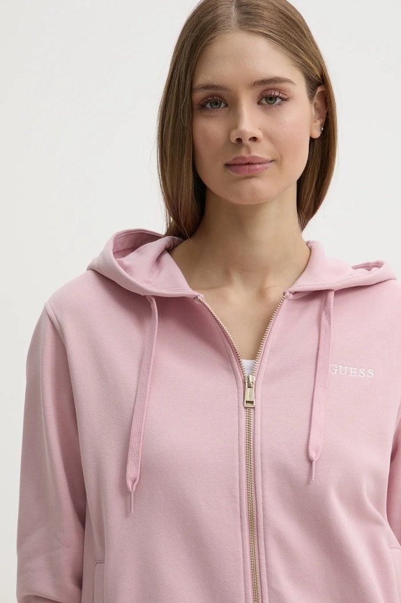 Mikina Guess SOFIA růžová O5RQ01.KCO31