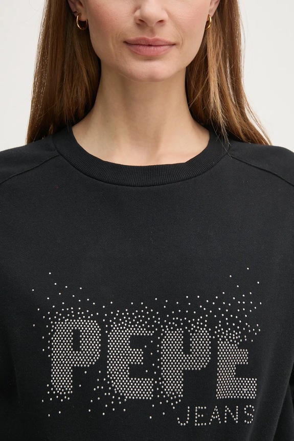 Μπλούζα Pepe Jeans LUNA PL581466 μαύρο