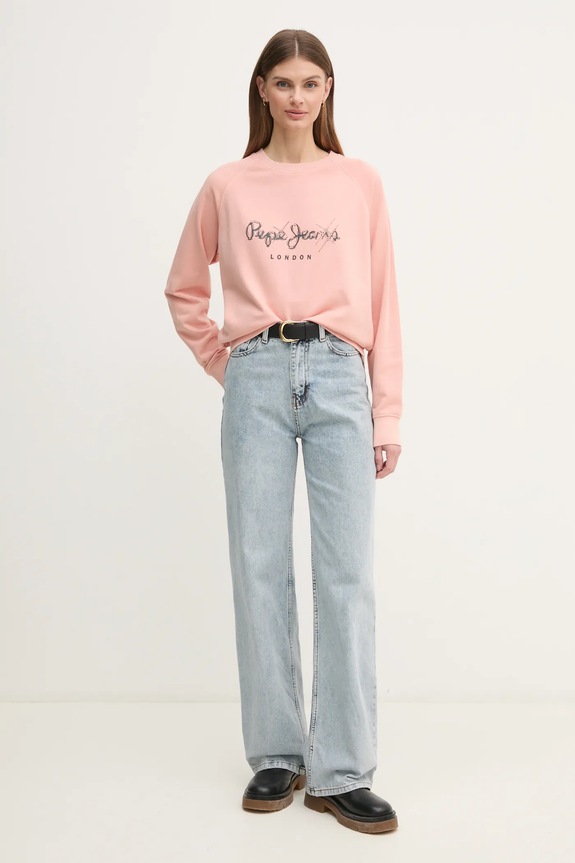Pepe Jeans bluza LUPITA PL581467 różowy SS25