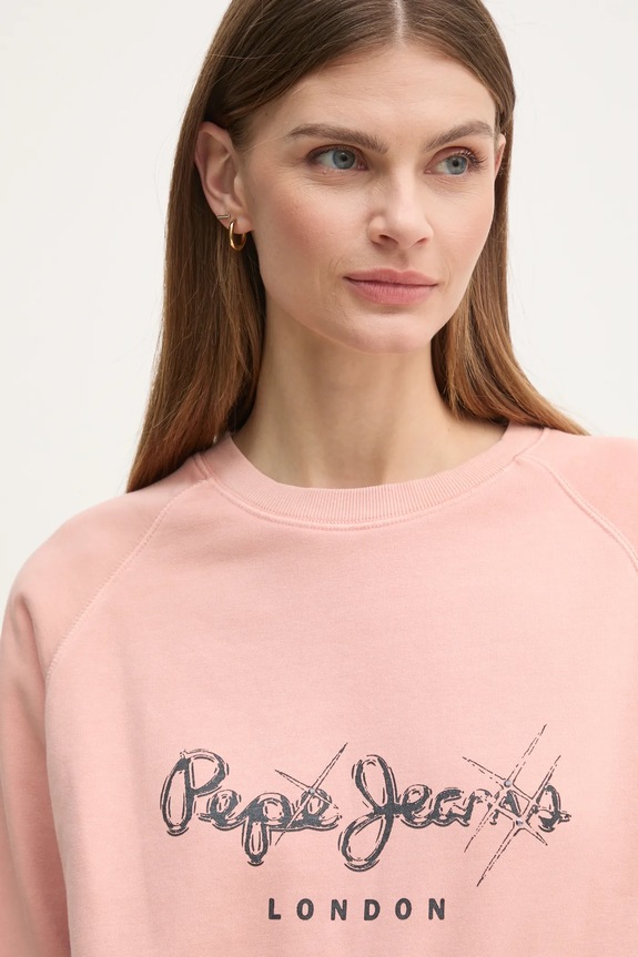 Pepe Jeans bluza LUPITA różowy PL581467