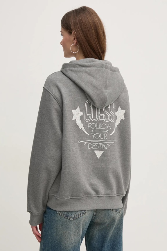Guess bluza pozostałe szary W5RQ00.KBY51