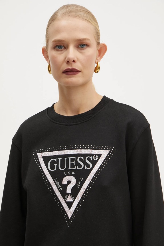 Guess bluza czarny W5RQ09.K8802