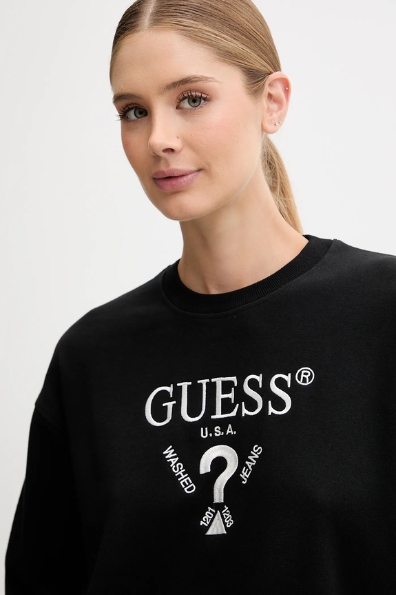 Pulover Guess ROBERTA črna V5RQ12.KC3D2