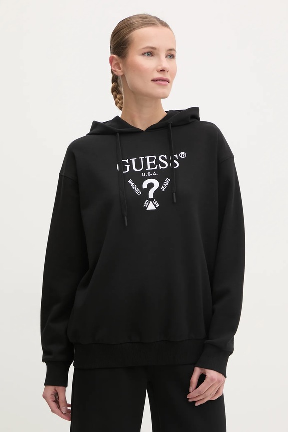 Guess bluza ROBERTA pozostałe czarny V5RQ11.KC3D2