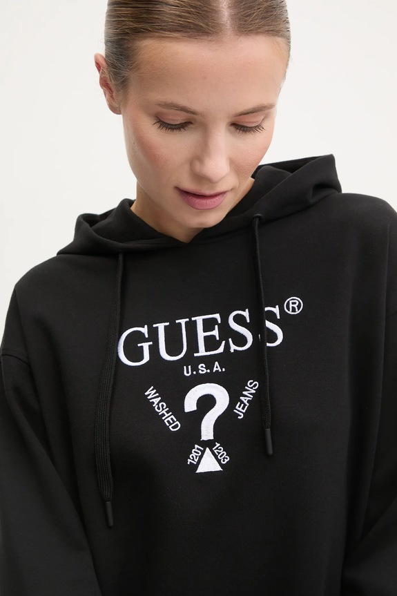 Guess bluza ROBERTA czarny V5RQ11.KC3D2
