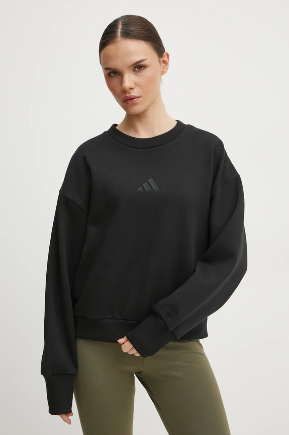 Dukserica adidas ALL SZN pamuk crna IX3812