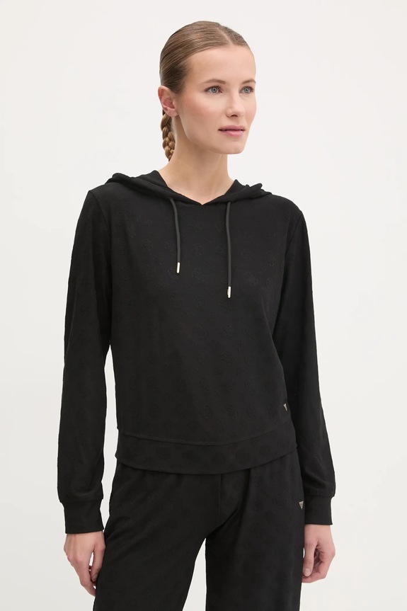 Guess bluză MONICA negru V5RQ21.KCLG2