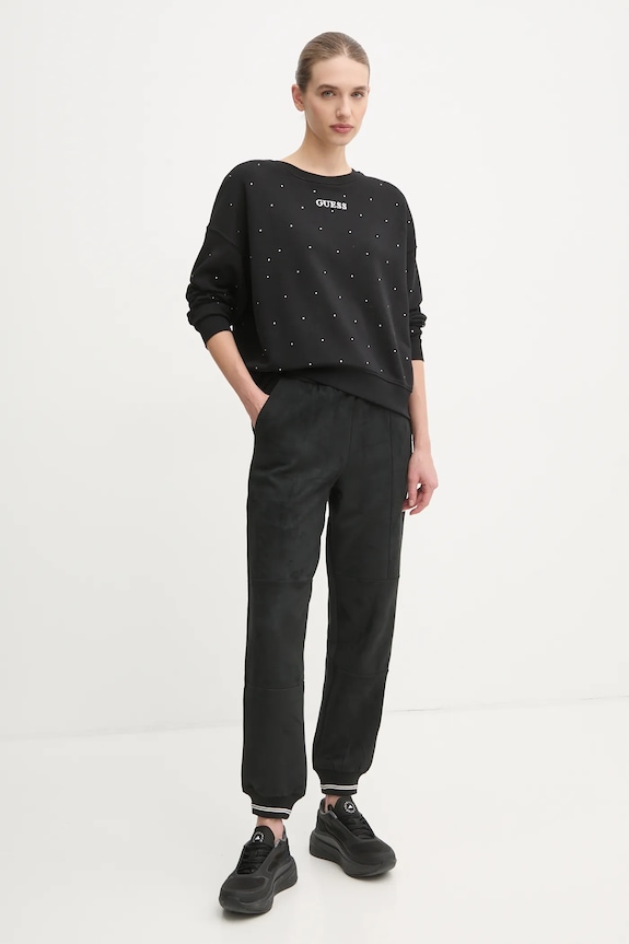 Mikina Guess RHINESTONES V5RQ08.KCLJ0 černá SS25