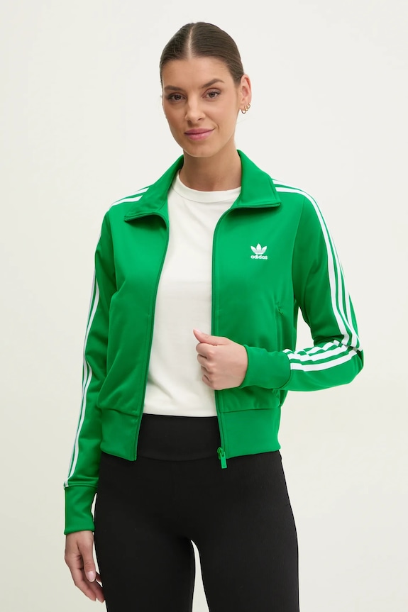 adidas Originals bluza Adicolor Classics Firebird aplikacja zielony JC8261