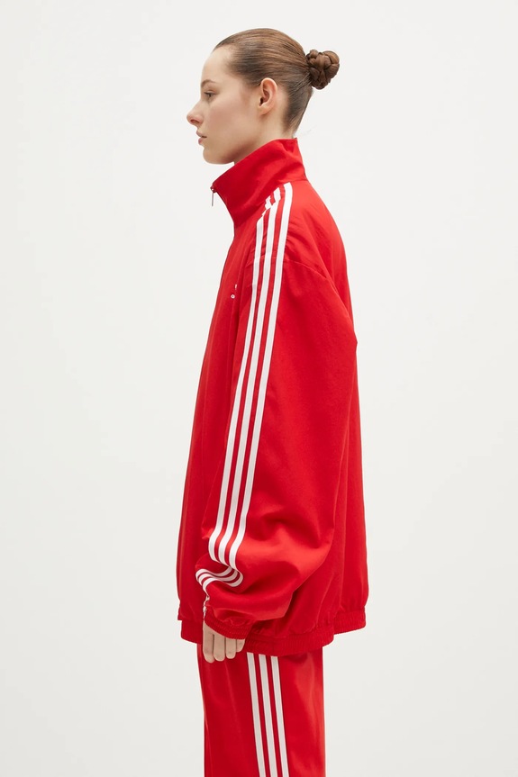 adidas Originals sweatshirt Oversized Tracktop JD3393 red AW25