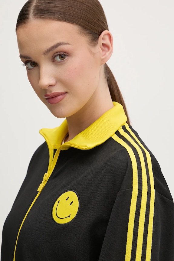 Суичър adidas Originals X Smiley черен JD2736