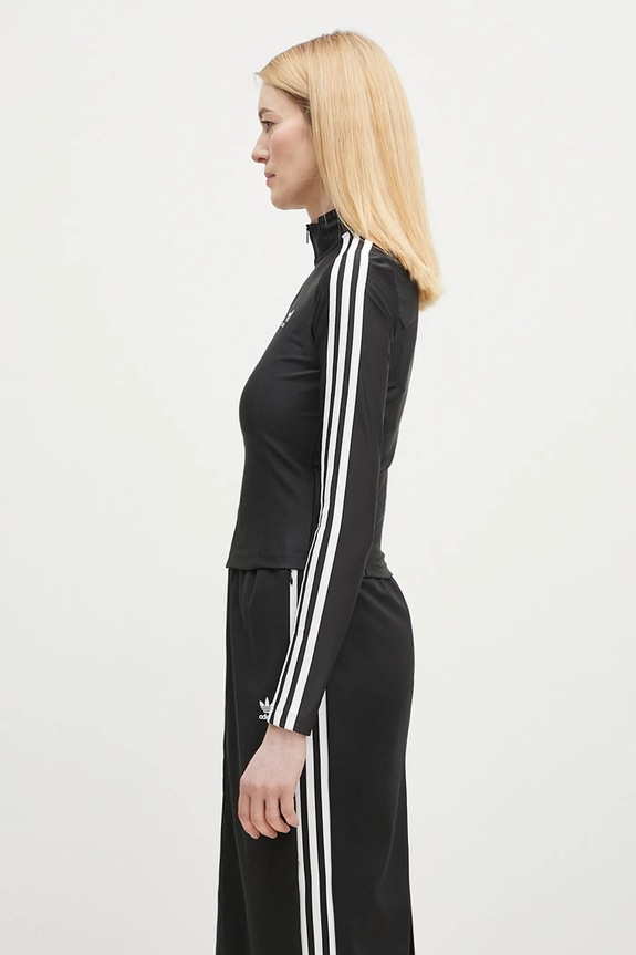 adidas Originals sweatshirt 3S SLIM TT JD5025 black AW25