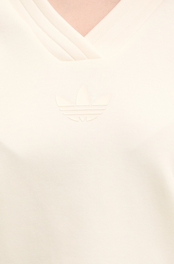adidas Originals bluza V-SWEATSHIRT JJ0963 beżowy