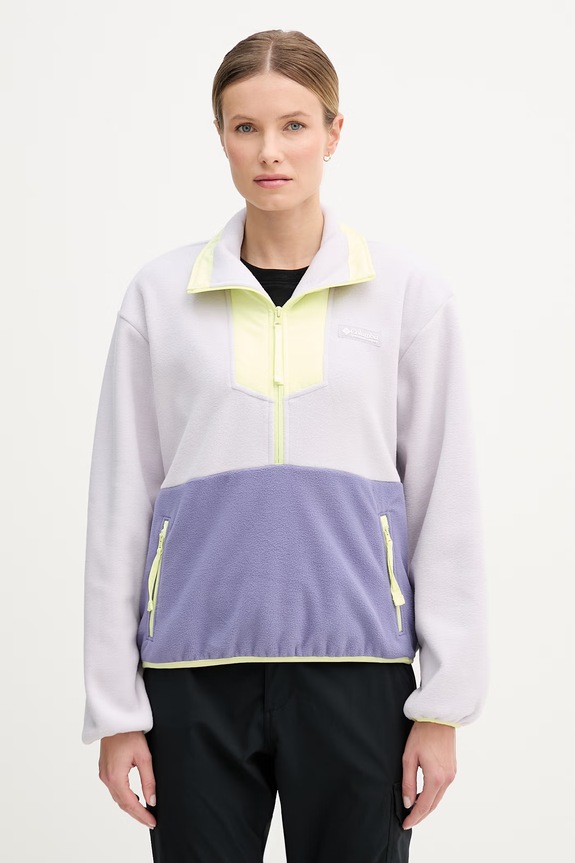 Columbia bluza sportowa Sequoia Grove gładkie fioletowy 2085453