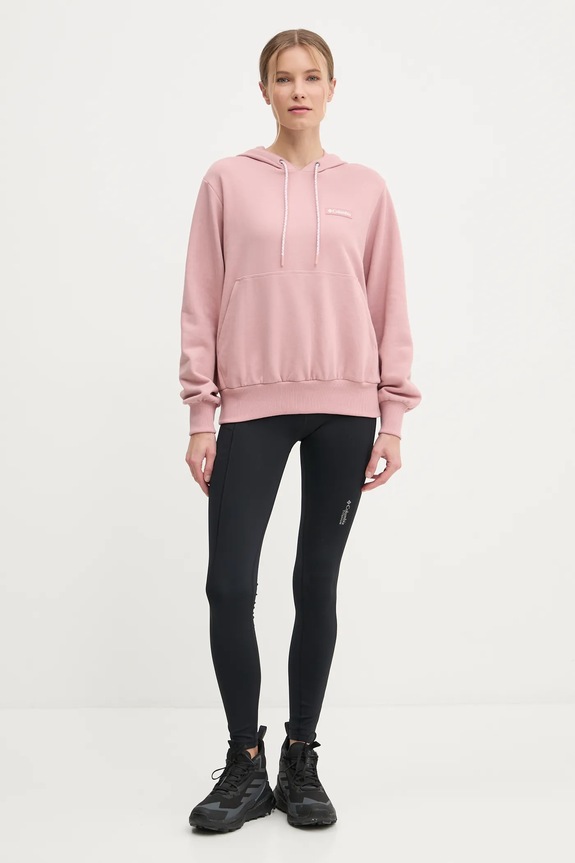 Columbia bluza dresowa Marble Canyon 2073661 różowy SS25