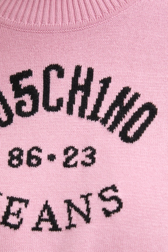 Moschino Jeans pulover de bumbac 0907.3201 roz