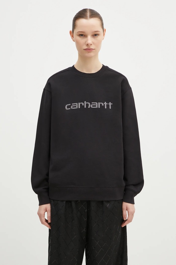 Carhartt WIP sweatshirt Rivet Script Sweat other black I034420.0M4XX