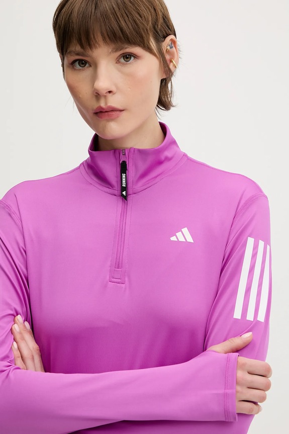 adidas Performance futós felső Own The Run rózsaszín JV5905