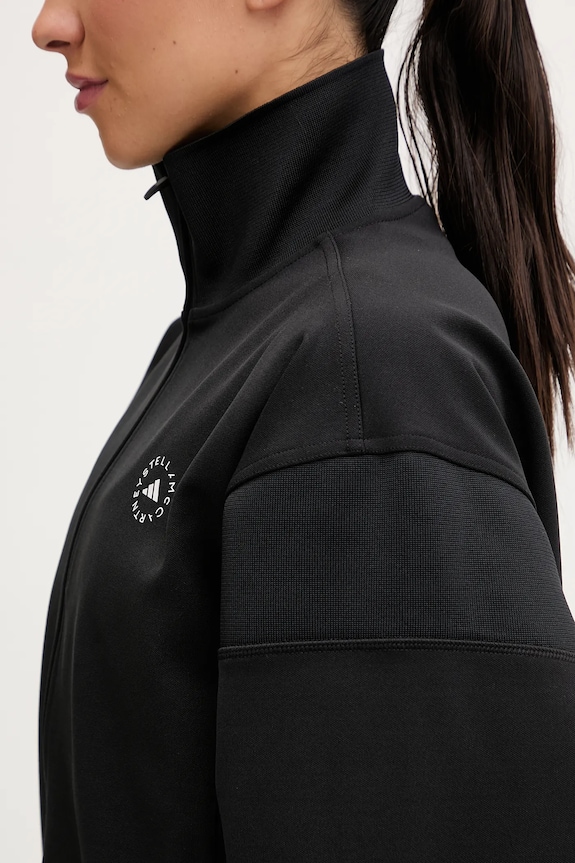 Tepláková mikina adidas by Stella McCartney JJ0084 čierna