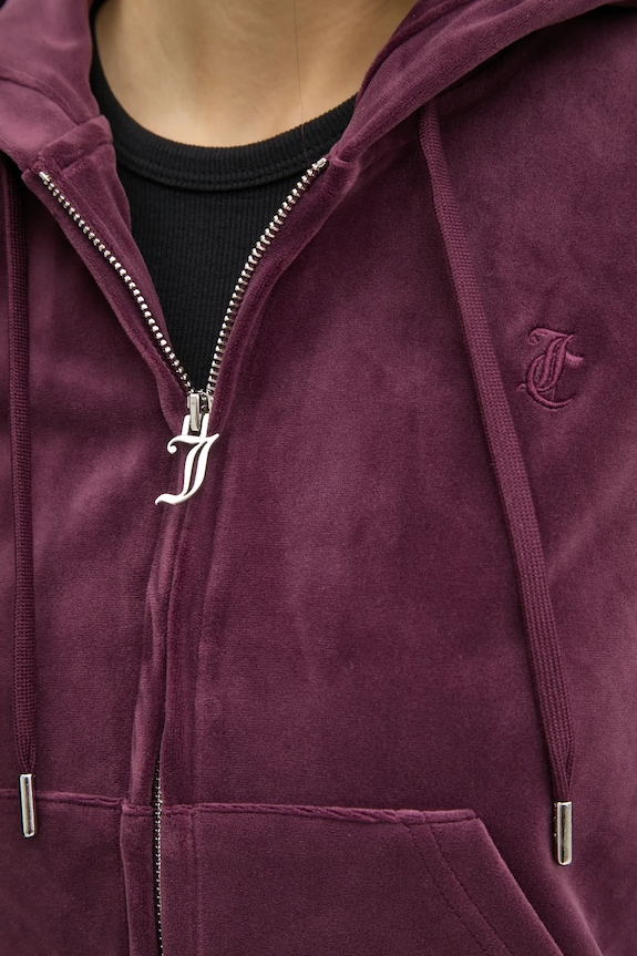 Juicy Couture bluza JCAP176EU bordowy